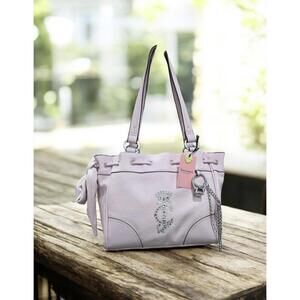 #410 - Juicy Couture Juicy Crown Tote Chiffon Pink Daydreamer Viral NWT Limited